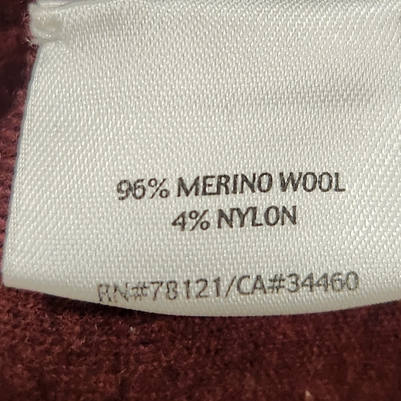 Eileen Fisher felted double knit wool jacket Blazer XS Maroon - Picture 6 of 8